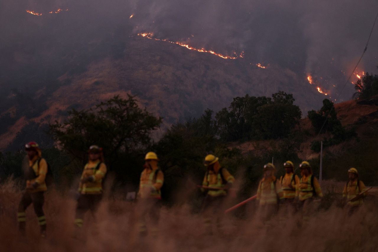 Incendio en Chile. Foto: Reuters.