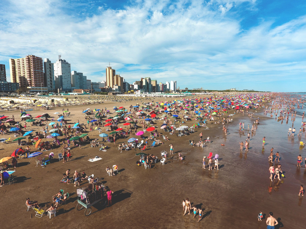 Playa de Necochea. Foto: Municipalidad de Necochea.