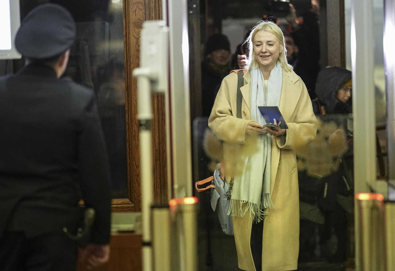 Ekaterina Duntsova, candidata a desafiar el poder de Putin. Foto: EFE.