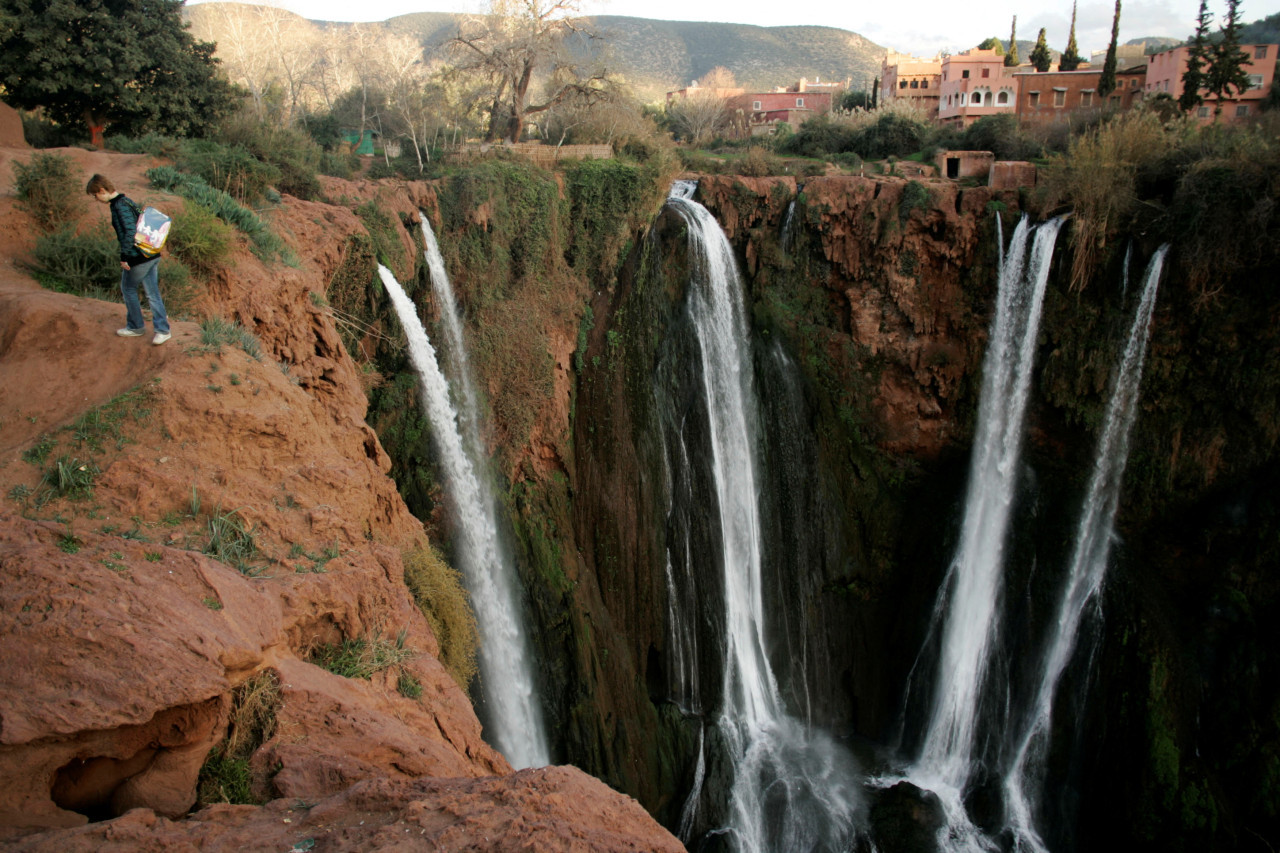 La reconocida cascada de Marruecos. Foto: Reuters