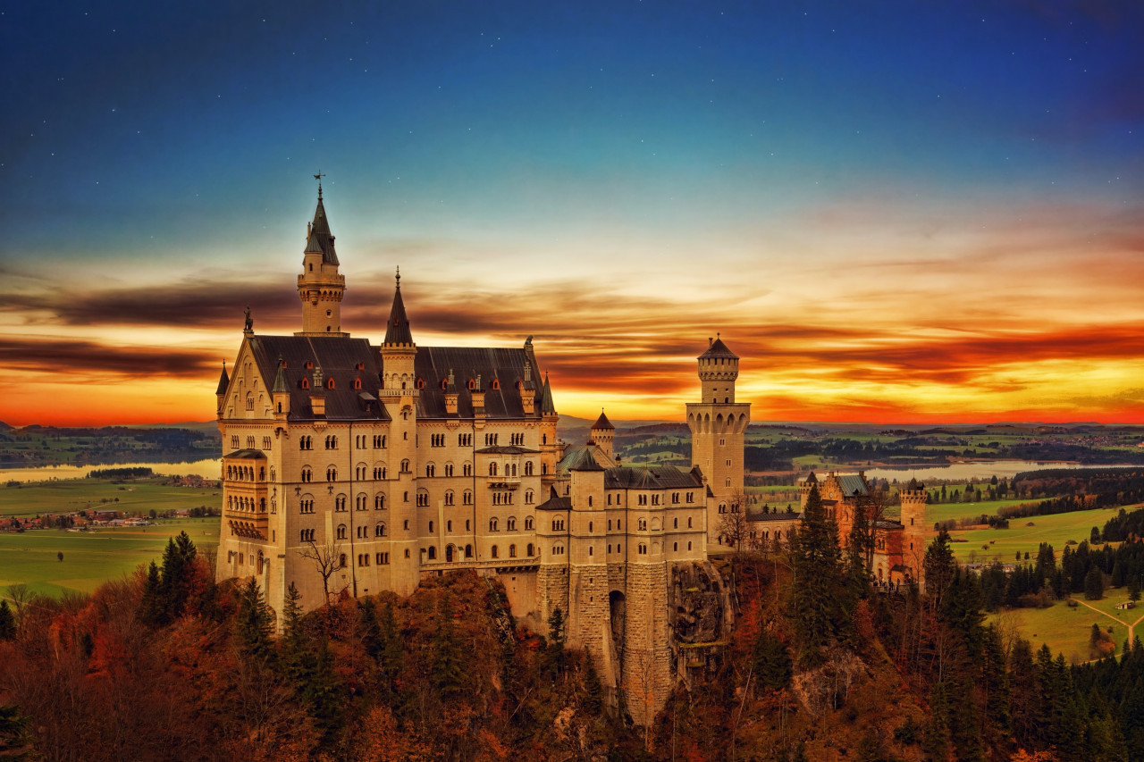 Castillo de Neuschwanstein, Alemania. Foto Unsplash.