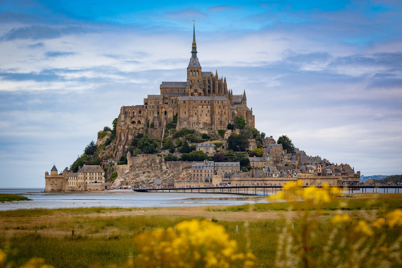 Monte Saint-Michel, Francia. Foto Unsplash.