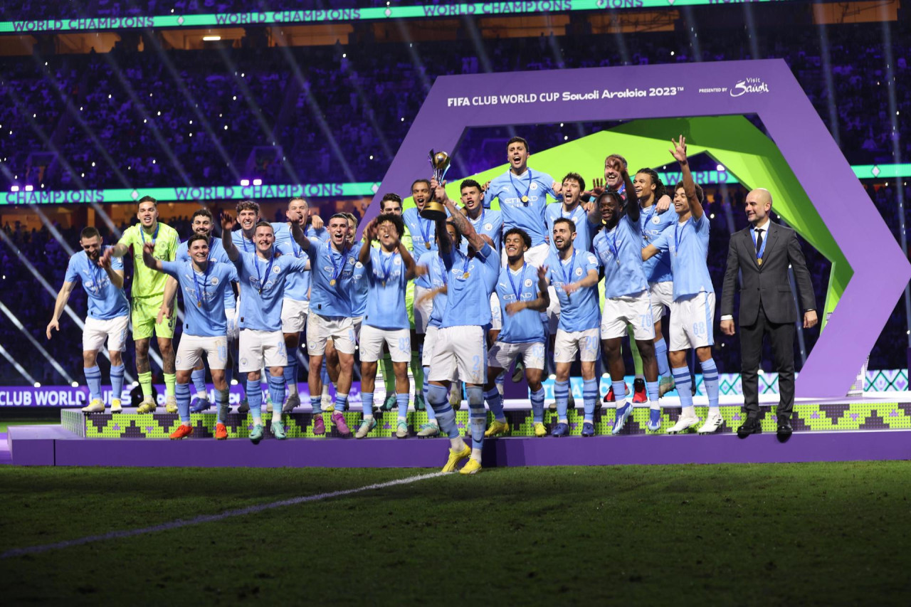 Manchester City campeón del Mundial de Clubes. Foto: EFE.