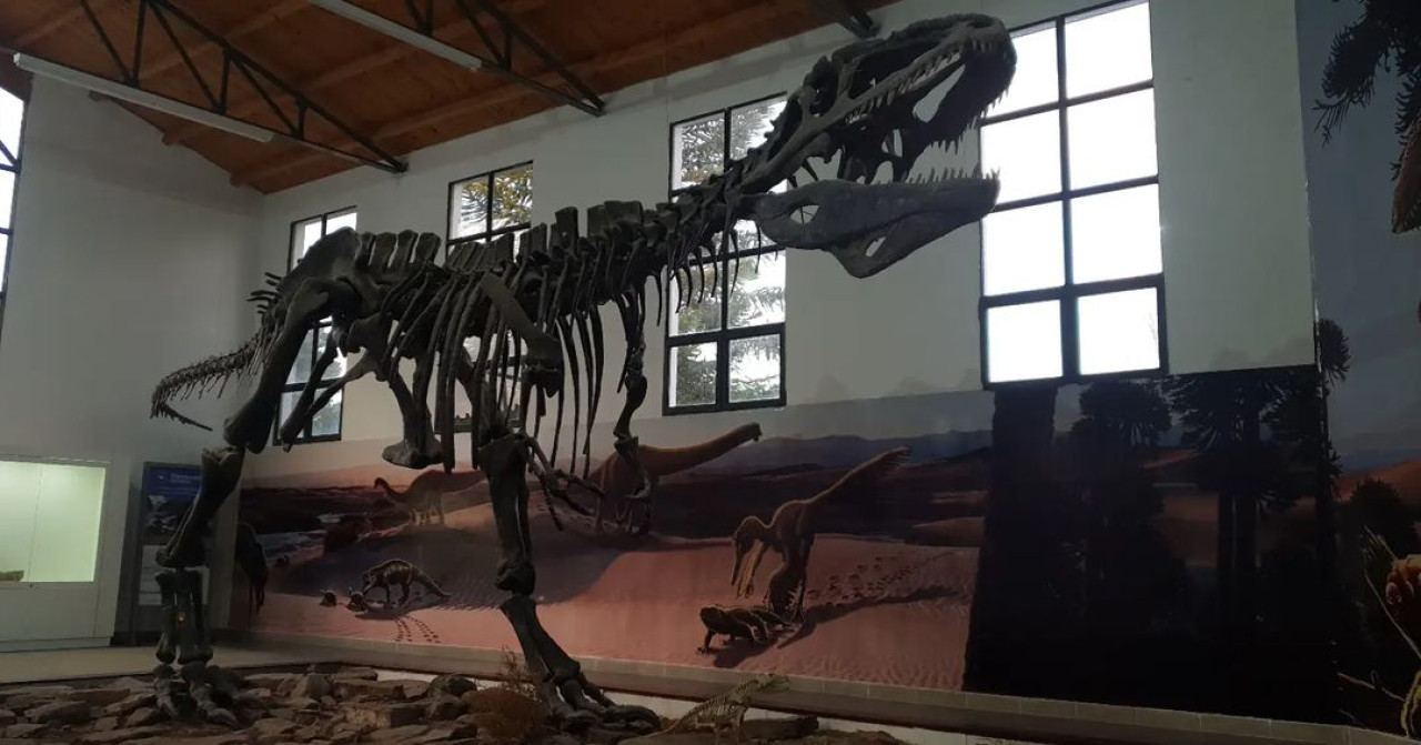 Museo Paleontológico Municipal Ernesto Bachmann en Villa El Chocón. Foto: Instagram.