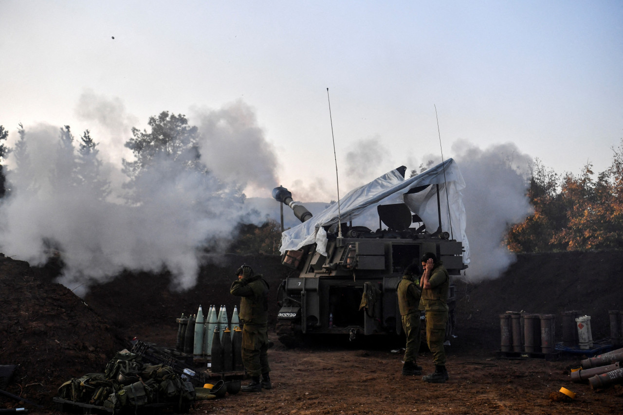 Combates frontera entre Israel y el Líbano. Foto: Reuters