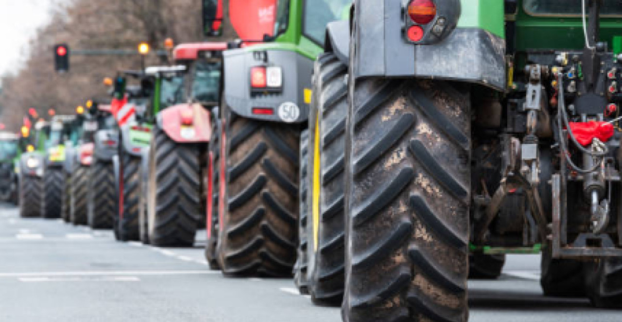 Tractorazo en Alemania. Foto: infocampo