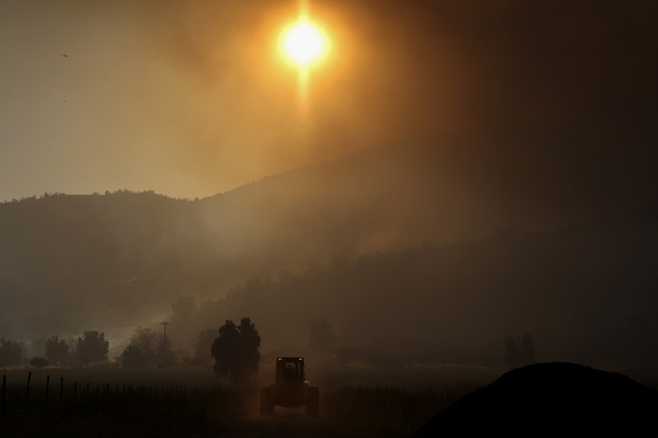 Incendio en Chile. Foto: Reuters.