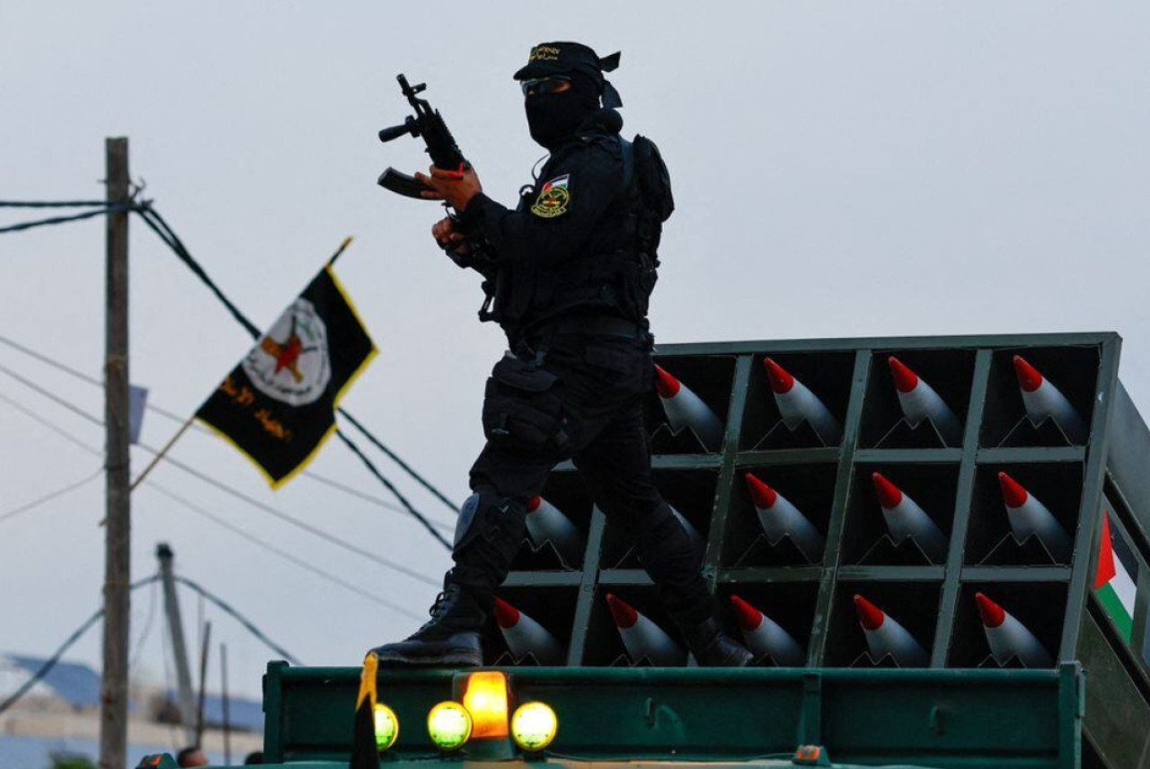 Militares de la Yihad Islámica. Reuters