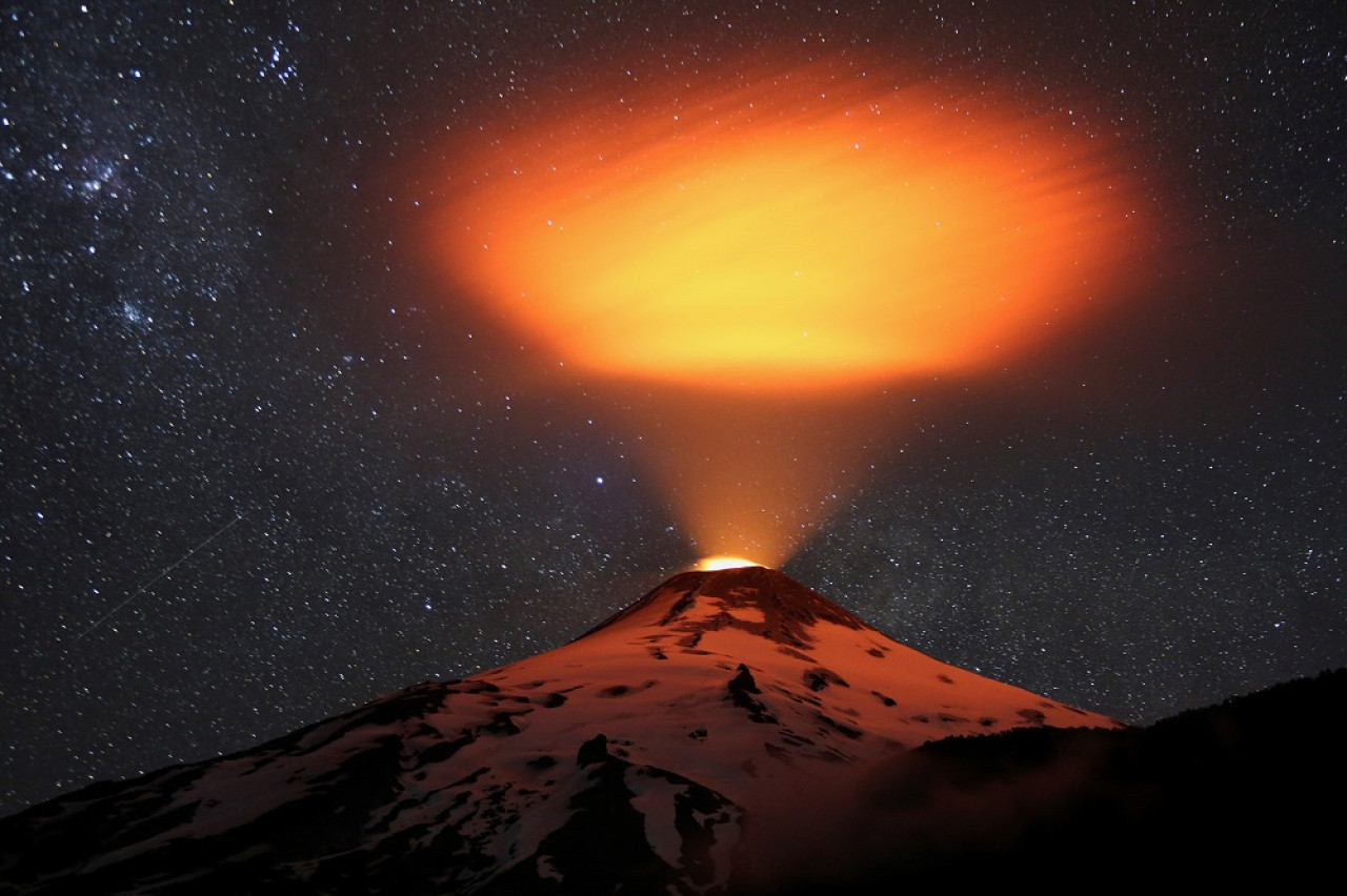 Volcán Villarrica. Foto: Reuters.