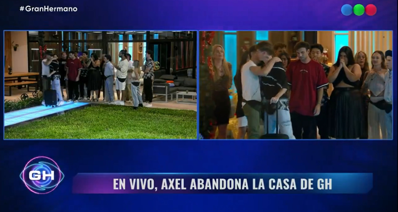 Axel es el segundo eliminado de Gran Hermano. Foto: Captura.