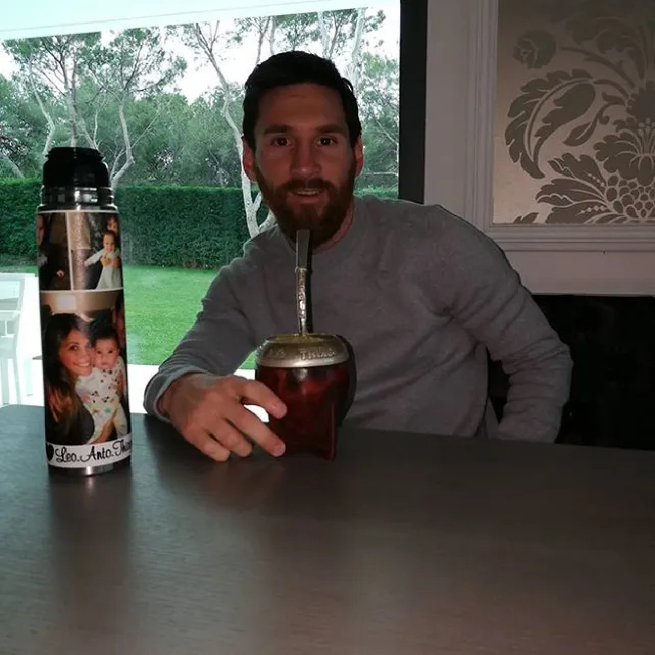 Lionel Messi es un gran fanático del mate. Foto: Instagram @leomessi