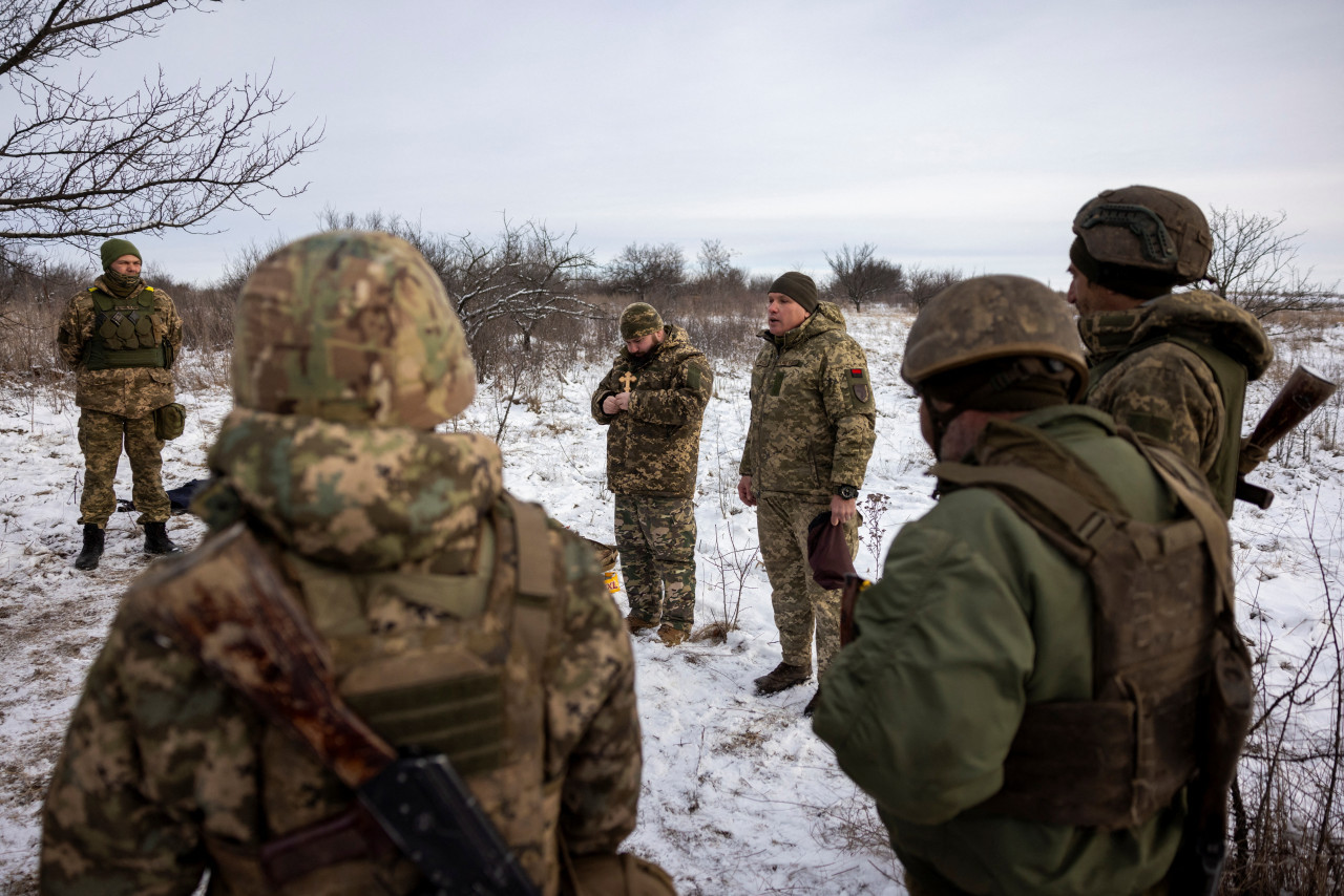 El frío empieza a jugar un rol importante en la guerra. Foto: Reuters