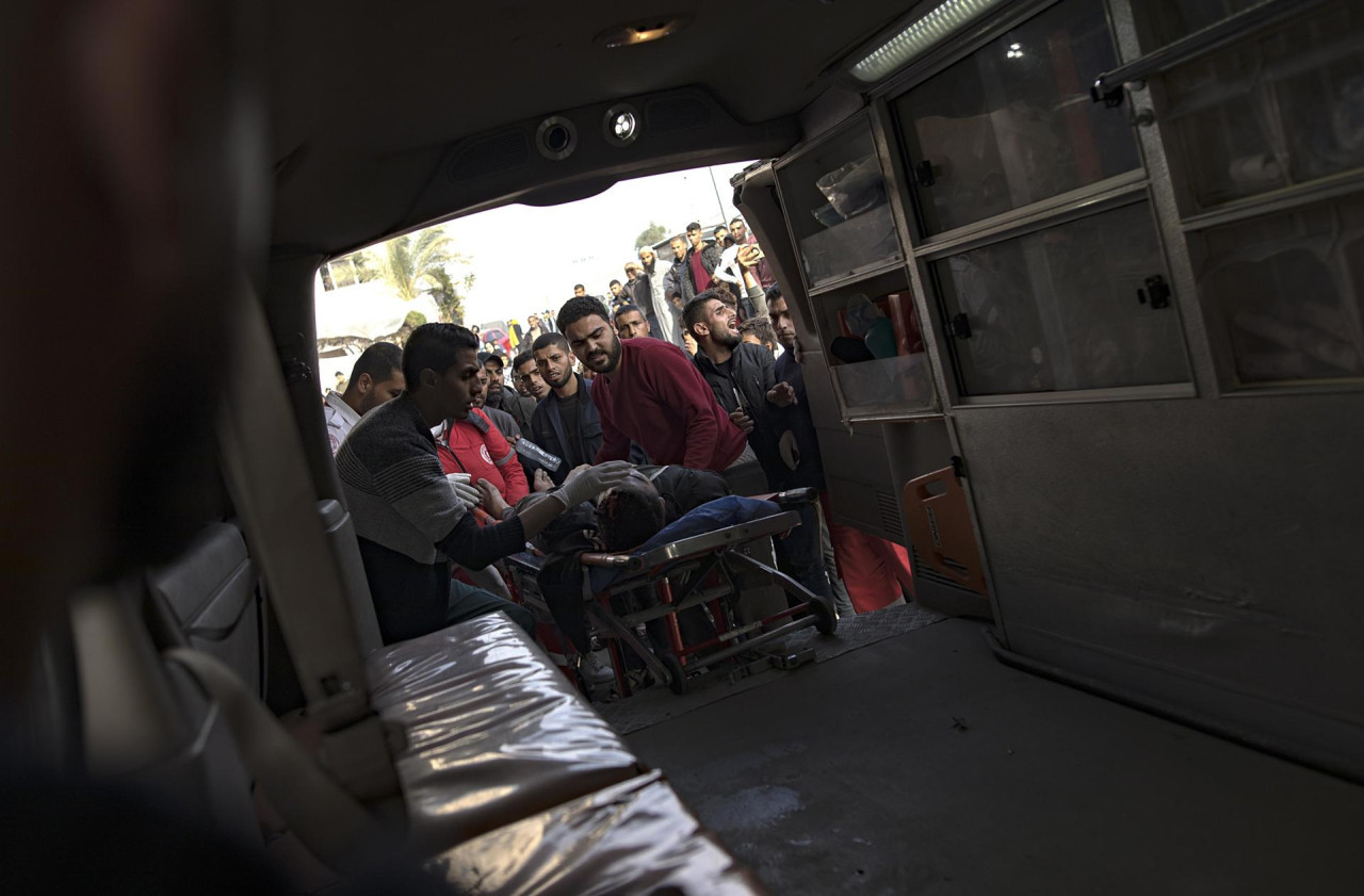 Bombardeos en Medio Oriente. Foto: EFE