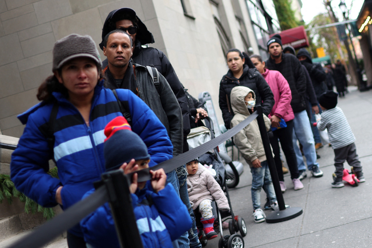 Inmigrantes en Nueva York. Foto: Reuters
