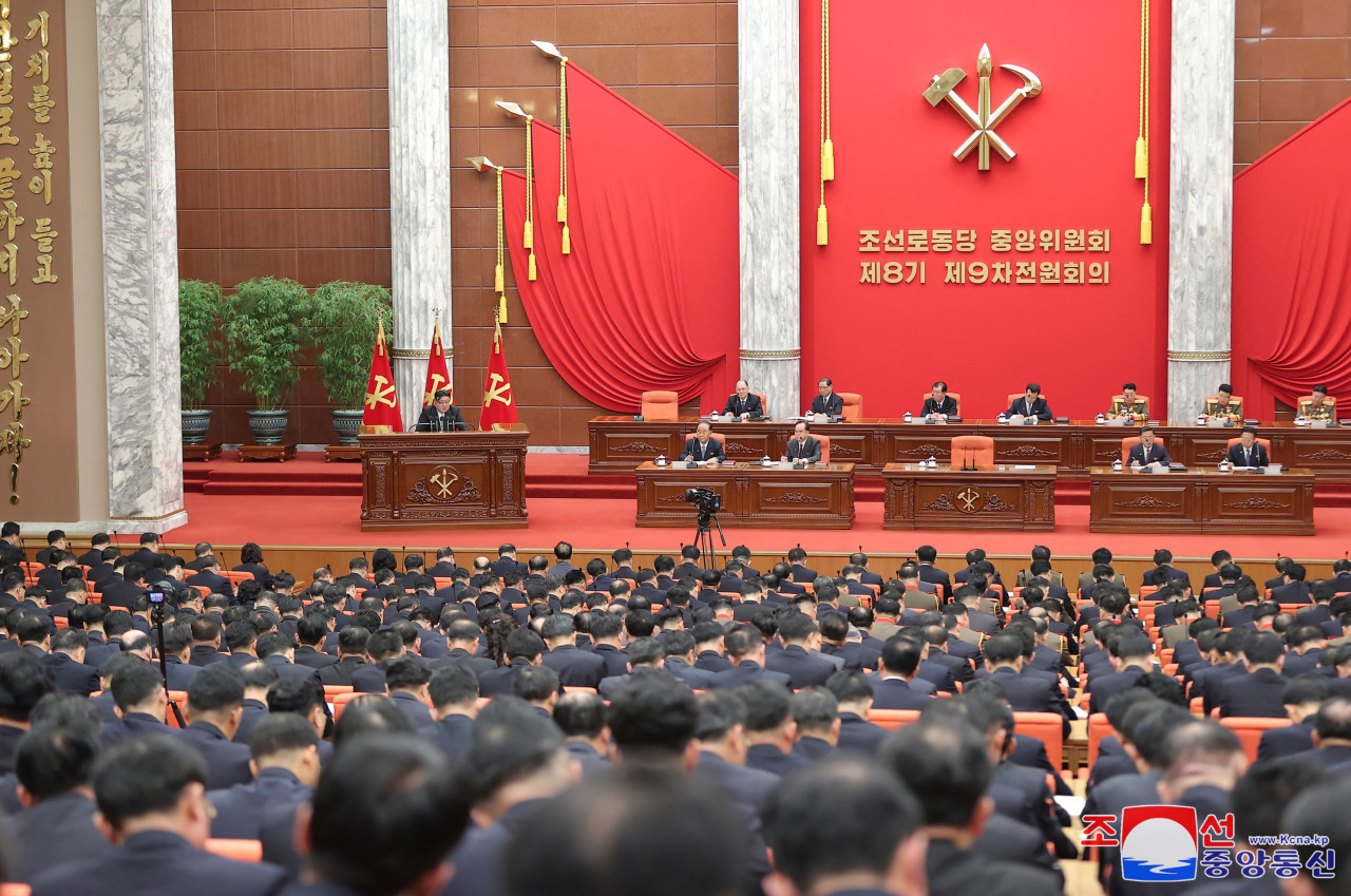 Plenario del Partido de los Trabajadores en Corea del Norte. Foto: EFE.