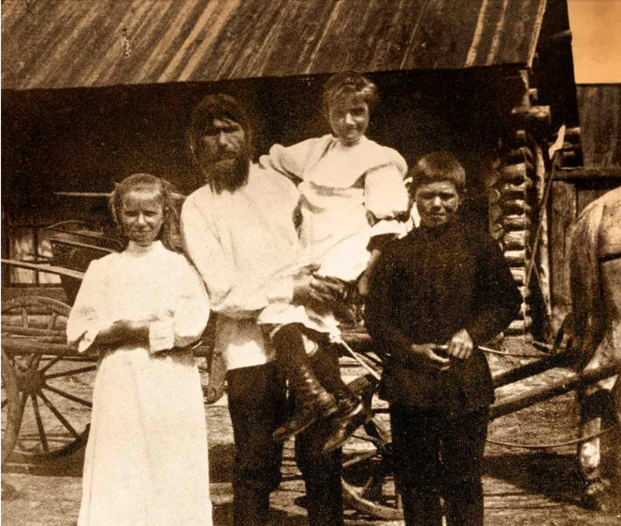La familia de Grigori Rasputín. Foto: Archivo.