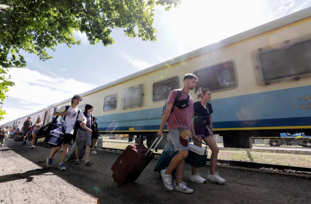 Tren, transporte público. Foto: NA