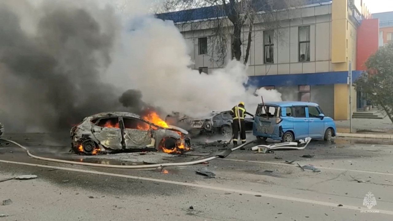 Ataque ucraniano a Bélgorod. Foto: Reuters.