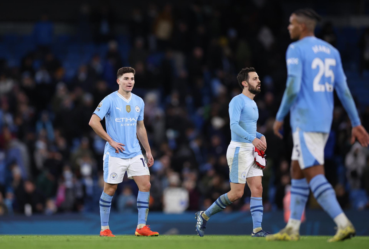 Julián Álvarez, Manchester City. Foto: EFE