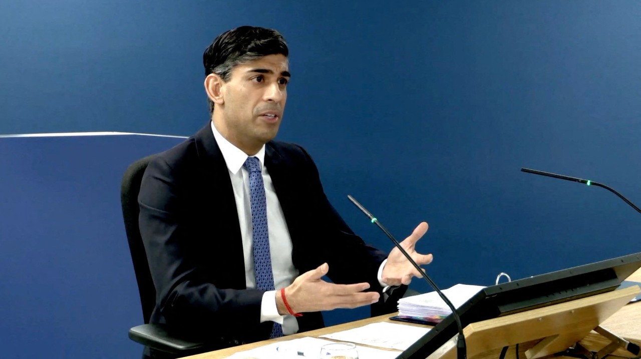 Rishi Sunak, primer ministro de Reino Unido. Foto: REUTERS.