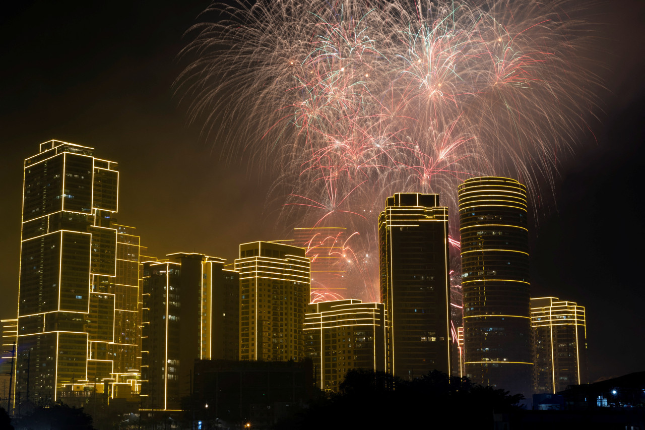 Año Nuevo en Filipinas. Foto: Reuters.