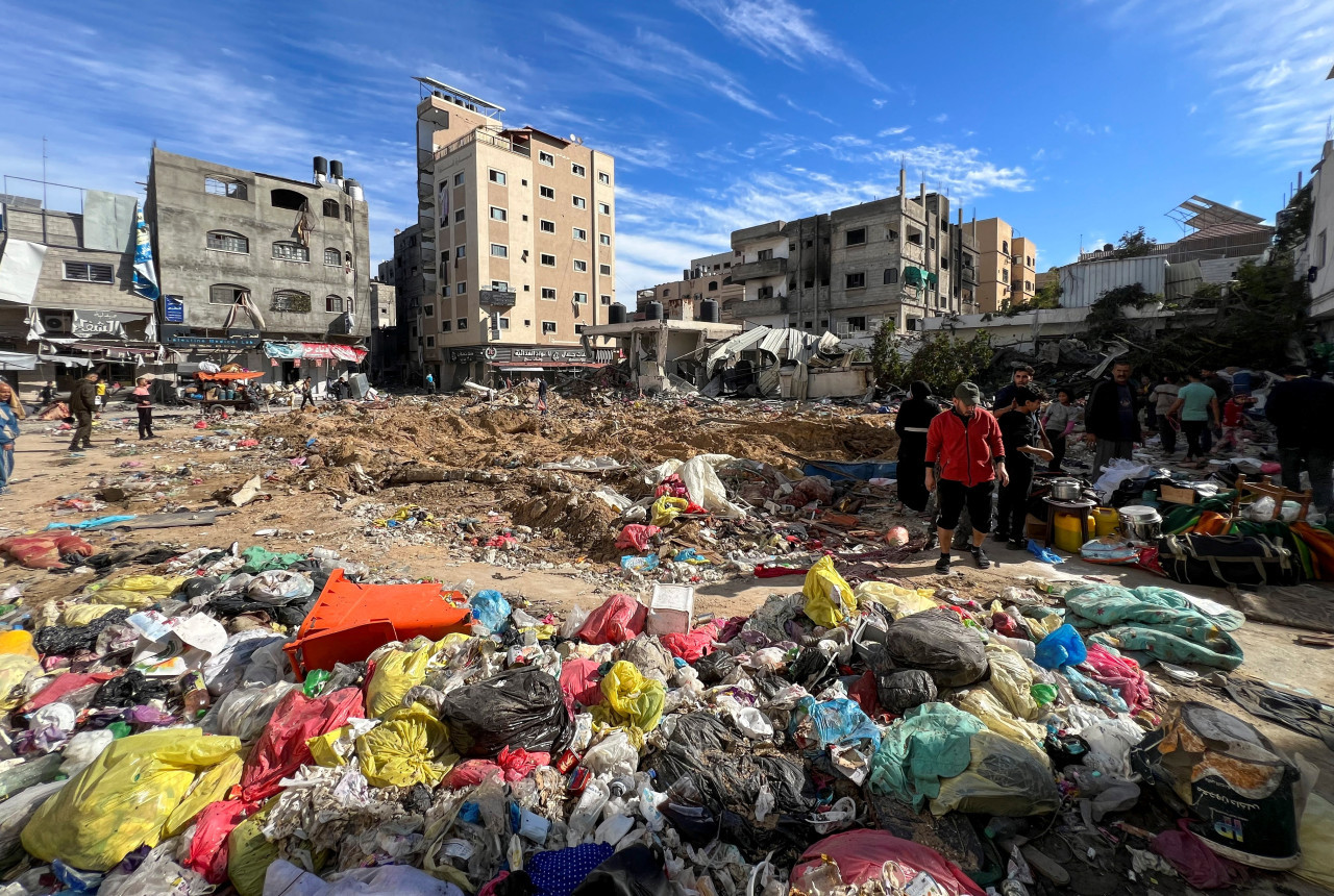 Ataque israelí en el hospital Kamal Adwan. Foto: Reuters