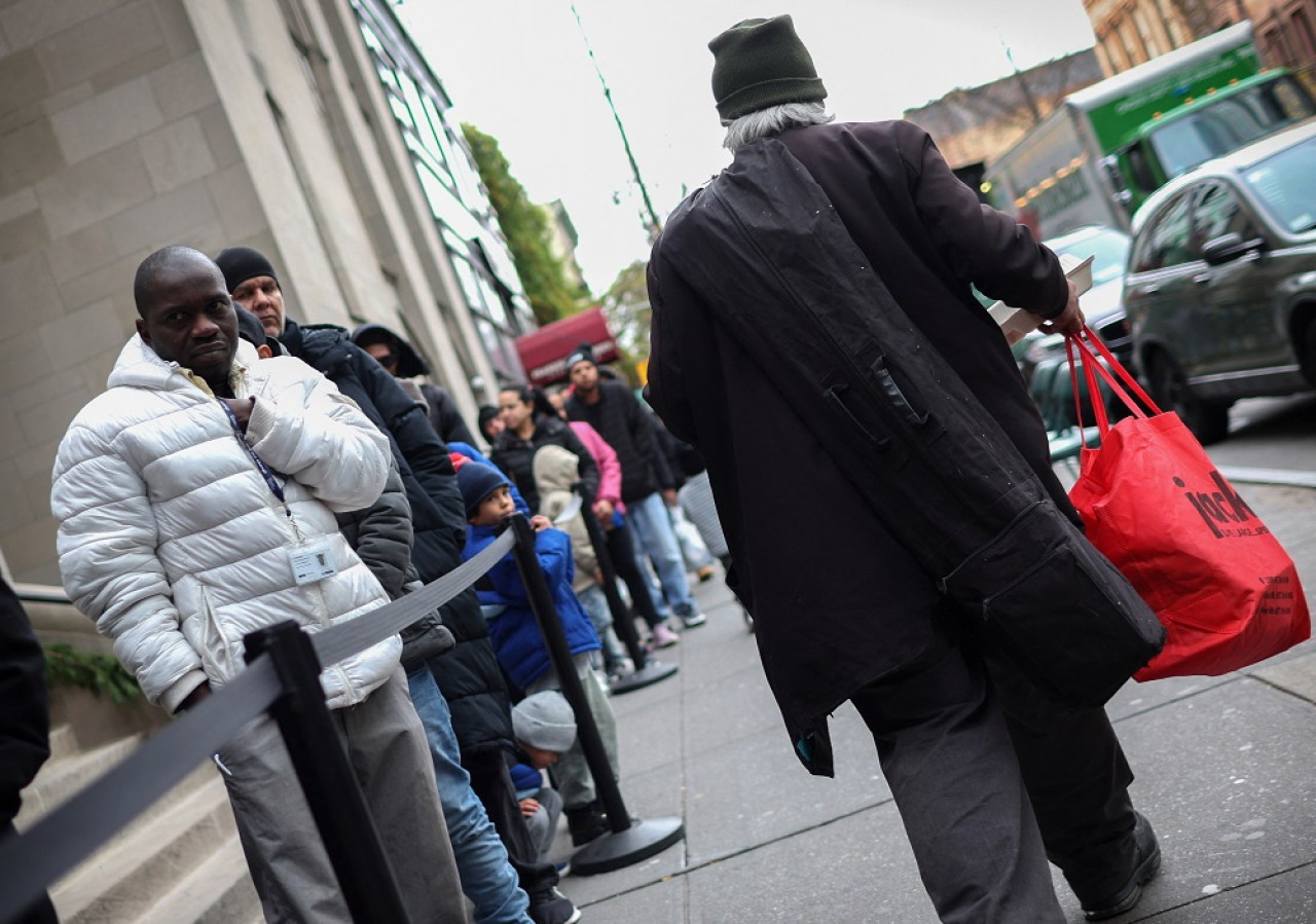 Inmigrantes en Nueva York. Foto: Reuters.