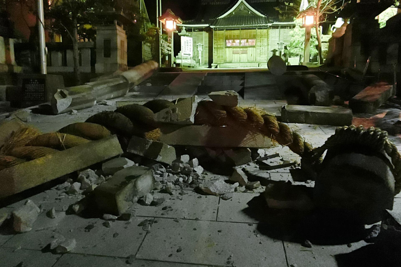 Terremoto en Japón. Foto: Reuters.