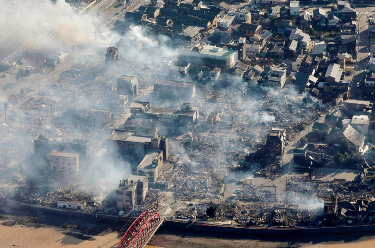 Terremoto en Japón. Foto: EFE.