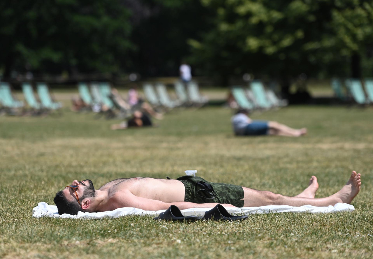 Cifras récord de temperatura en Reino Unido durante 2023. Foto: EFE.