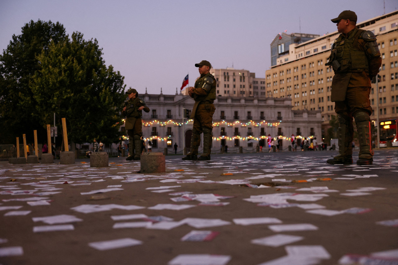 Carabineros de Chile. Foto: Reuters.