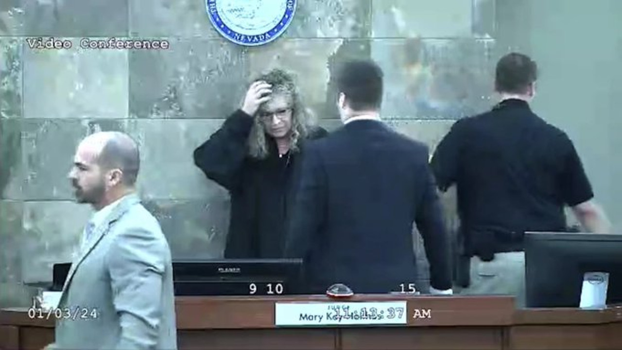 La consternación de la jueza. Foto: X @AlertaMundoNews
