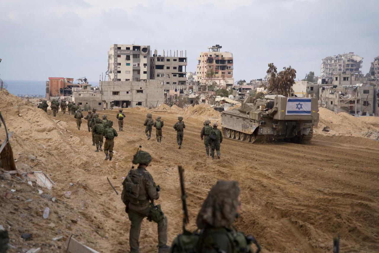 El Ejército israelí en Gaza. Foto: Reuters