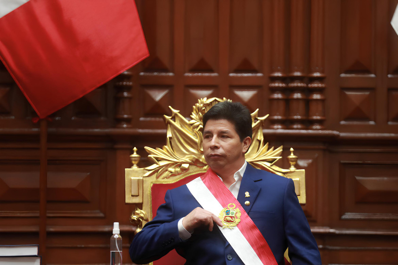 Pedro Castillo, expresidente de Perú. Foto: Reuters.