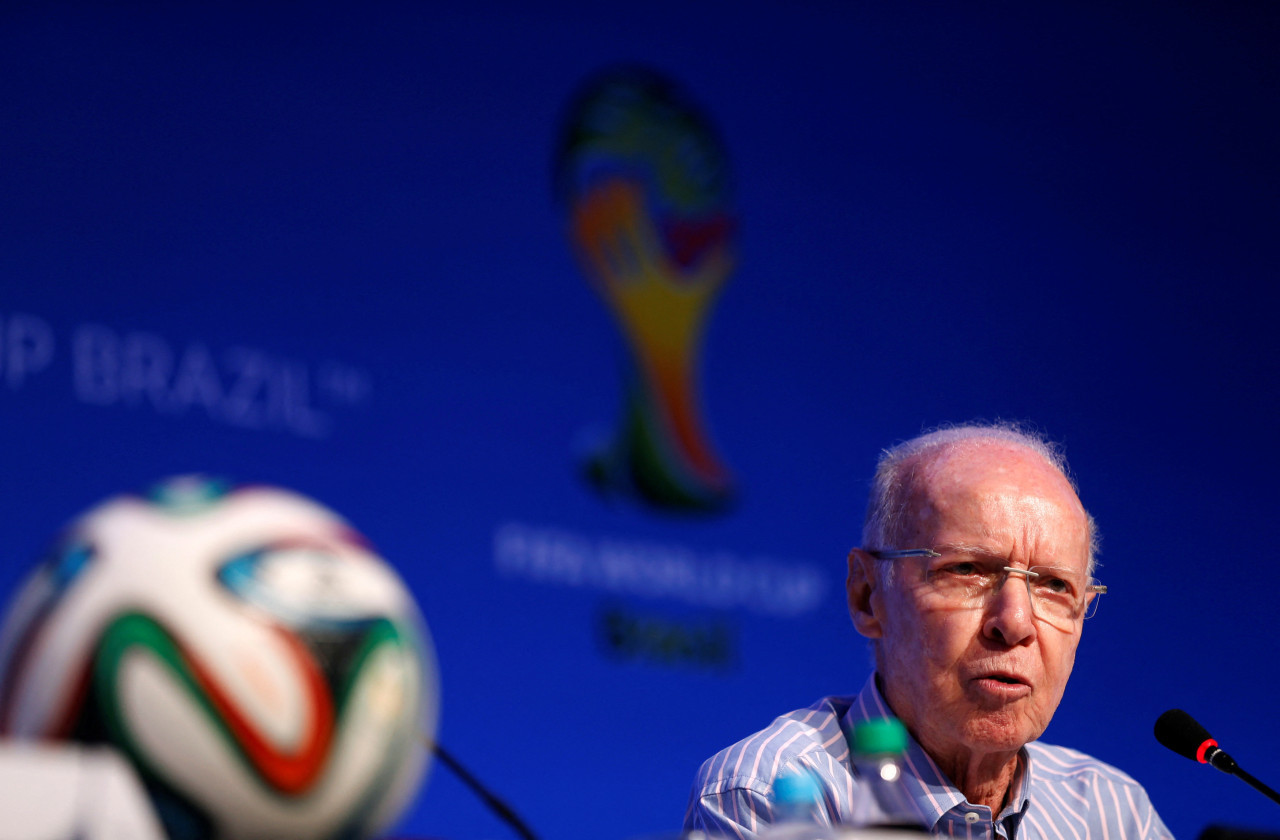 Mário Jorge Lobo Zagallo, exfutbolista y exentrenador de Brasil. Foto: Reuters.