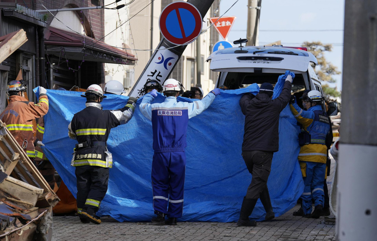 Terremoto en Japón. Foto: EFE