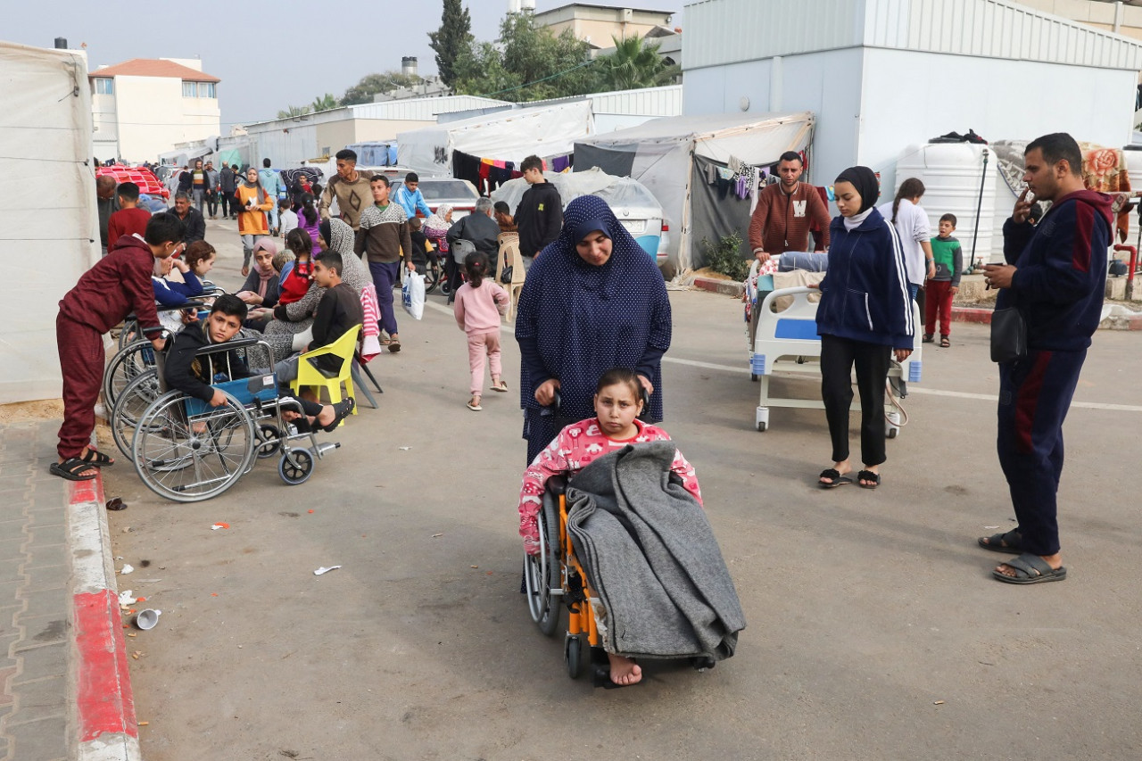 Preocupación por la salud de los niños en la Franja de Gaza. Foto: Reuters