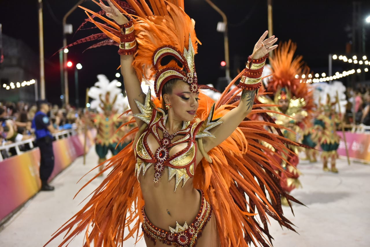 Primera noche del Carnaval de Gualeguaychu.