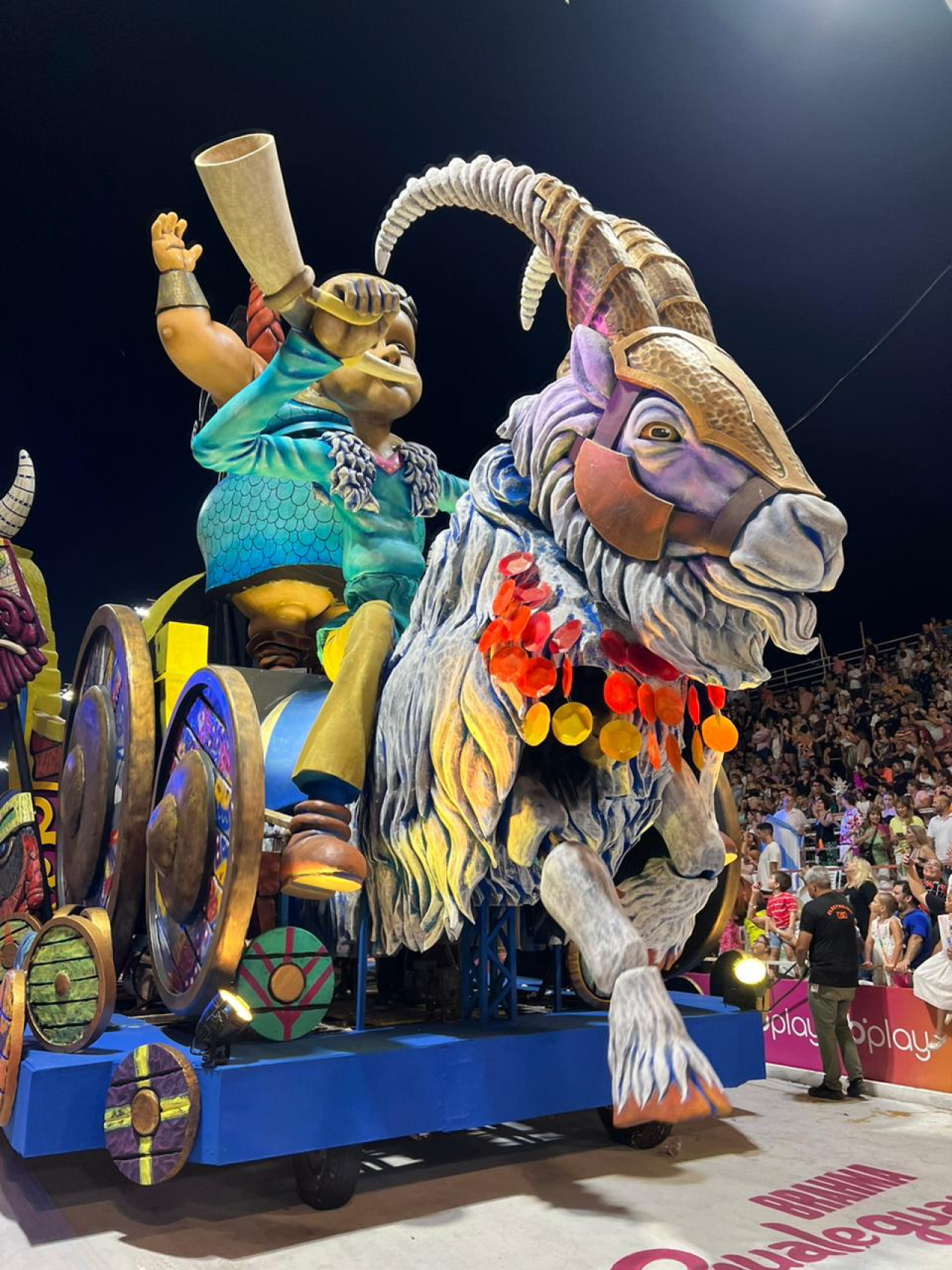 Primera noche del Carnaval de Gualeguaychu.