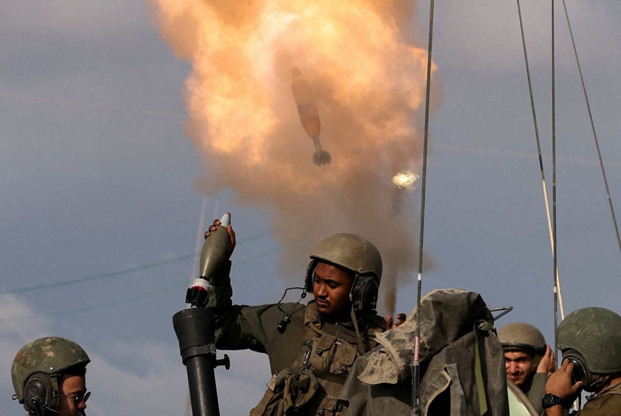 Bombardeos del Ejército de Israel. Foto: Reuters.