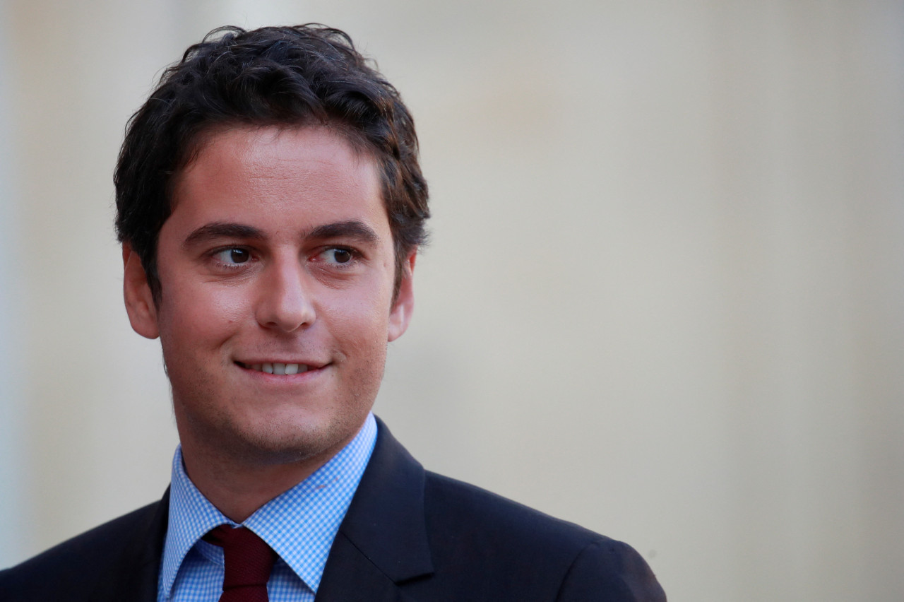 Gabriel Attal, nuevo primer ministro de Francia. Foto: Reuters.
