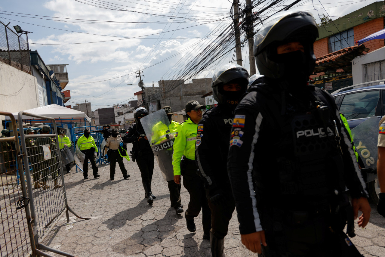 Estado de excepción en Ecuador ante la creciente violencia. Foto: REUTERS.