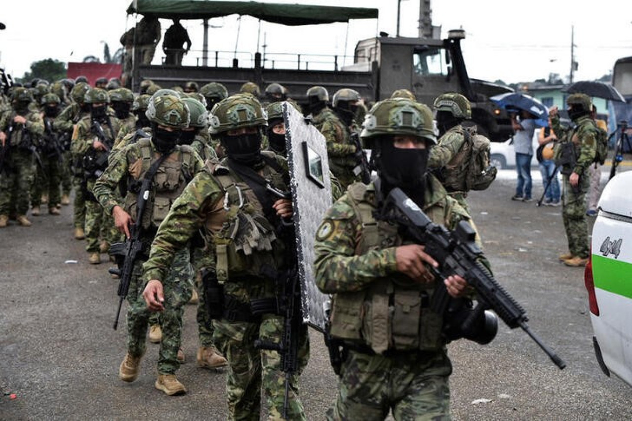 Estado de excepción en Ecuador ante la creciente violencia. Foto: REUTERS.