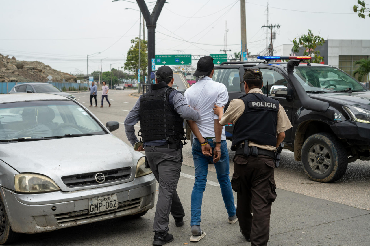 Detenidos en Ecuador. Foto: Reuters