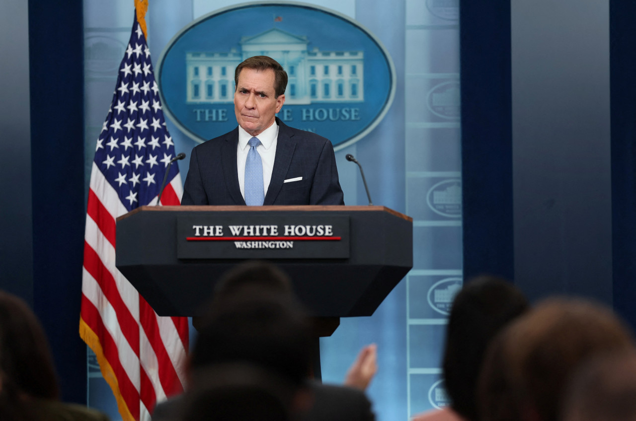 John Kirby, portavoz de la Casa Blanca. Foto: REUTERS.