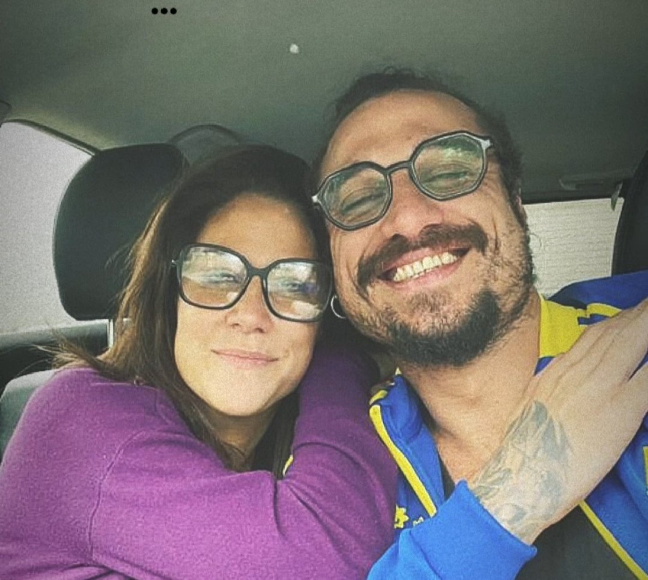 Daniel Osvaldo y Daniela Balles . Foto: Instagram