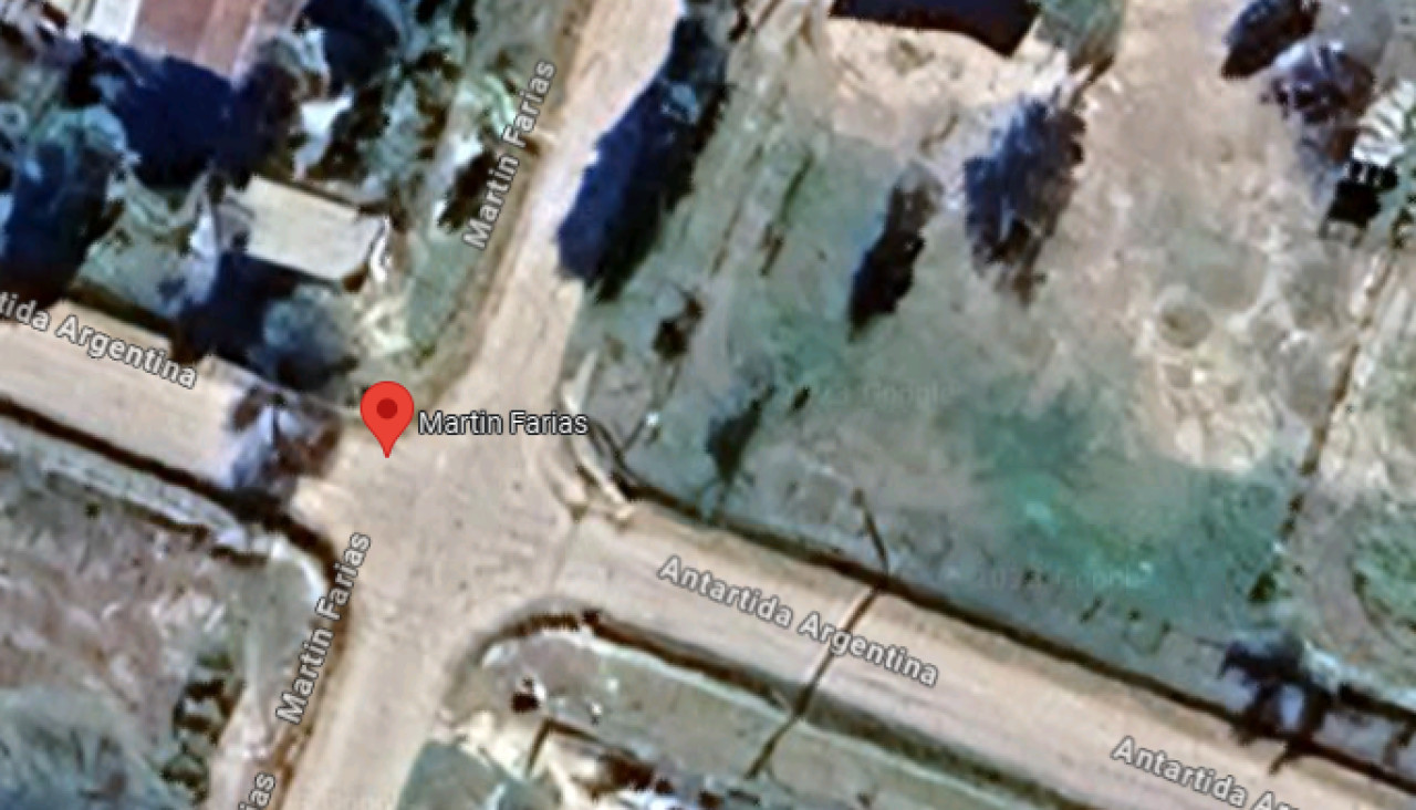 El lugar del crimen en Chaco. Foto: Google Maps