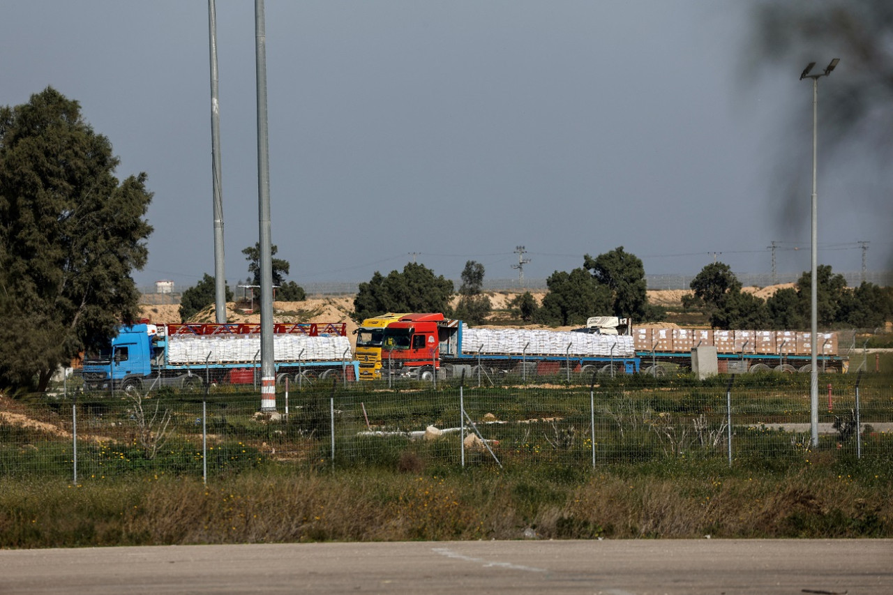 Ayuda humanitaria en la Franja de Gaza. Foto: Reuters