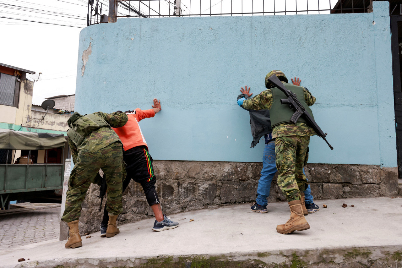 Estado de excepción en Ecuador. Foto: Reuters.