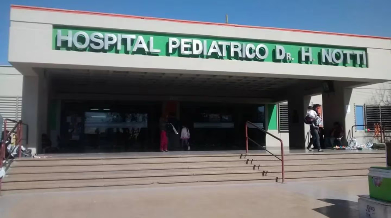 El hospital donde fue trasladada la niña. Foto: Facebook/Hospital Notti